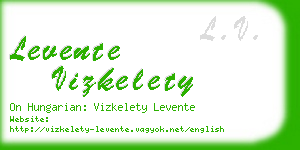 levente vizkelety business card